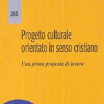 Progetto culturale orientato in senso cristiano.Una prima proposta di lavoro